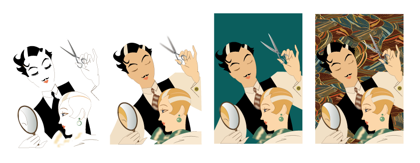 exemple etapes illustration