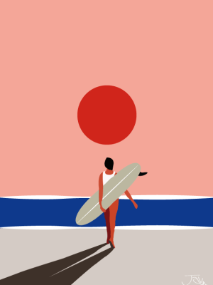 femme surf