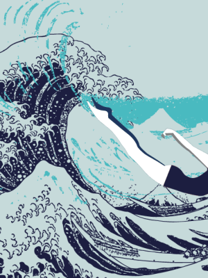 les vagues