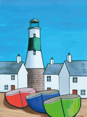 le phare et les canots