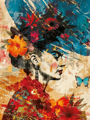 frida et les fleurs